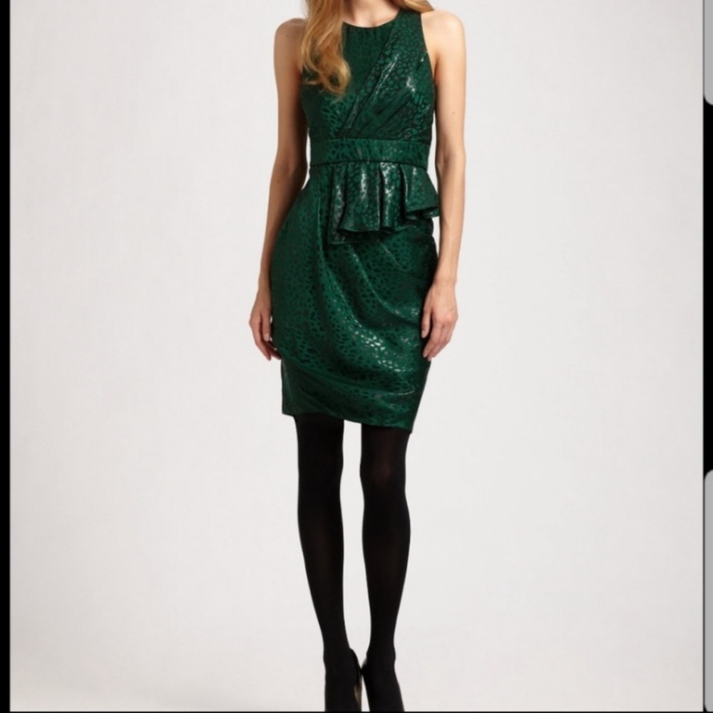 NWT Cynthia Steffe Forest Green Dress - Size 4